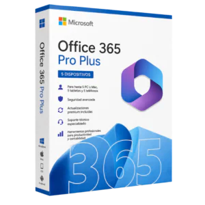 Cuenta Office Pro Plus 365 – 5 Dispositivos