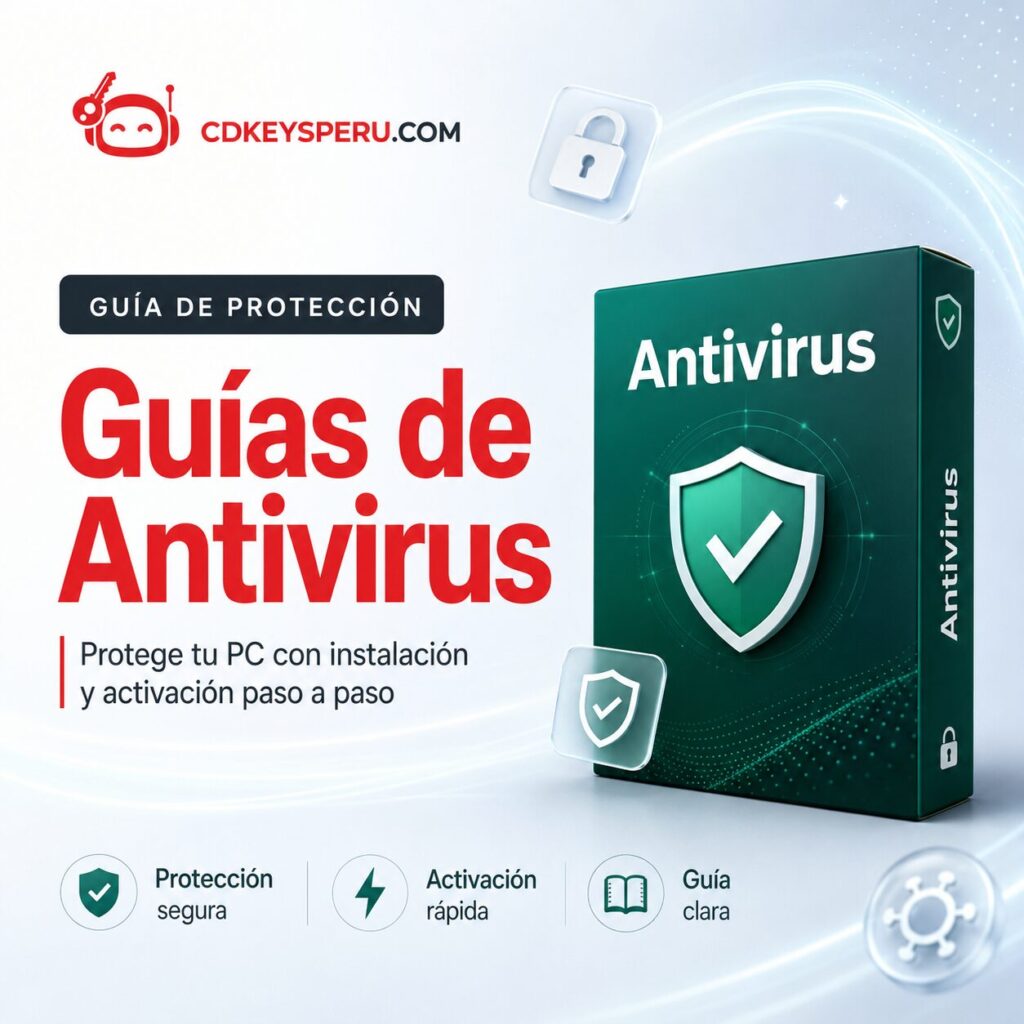 Protección total garantizada con la licencia original de Antivirus para tu PC
