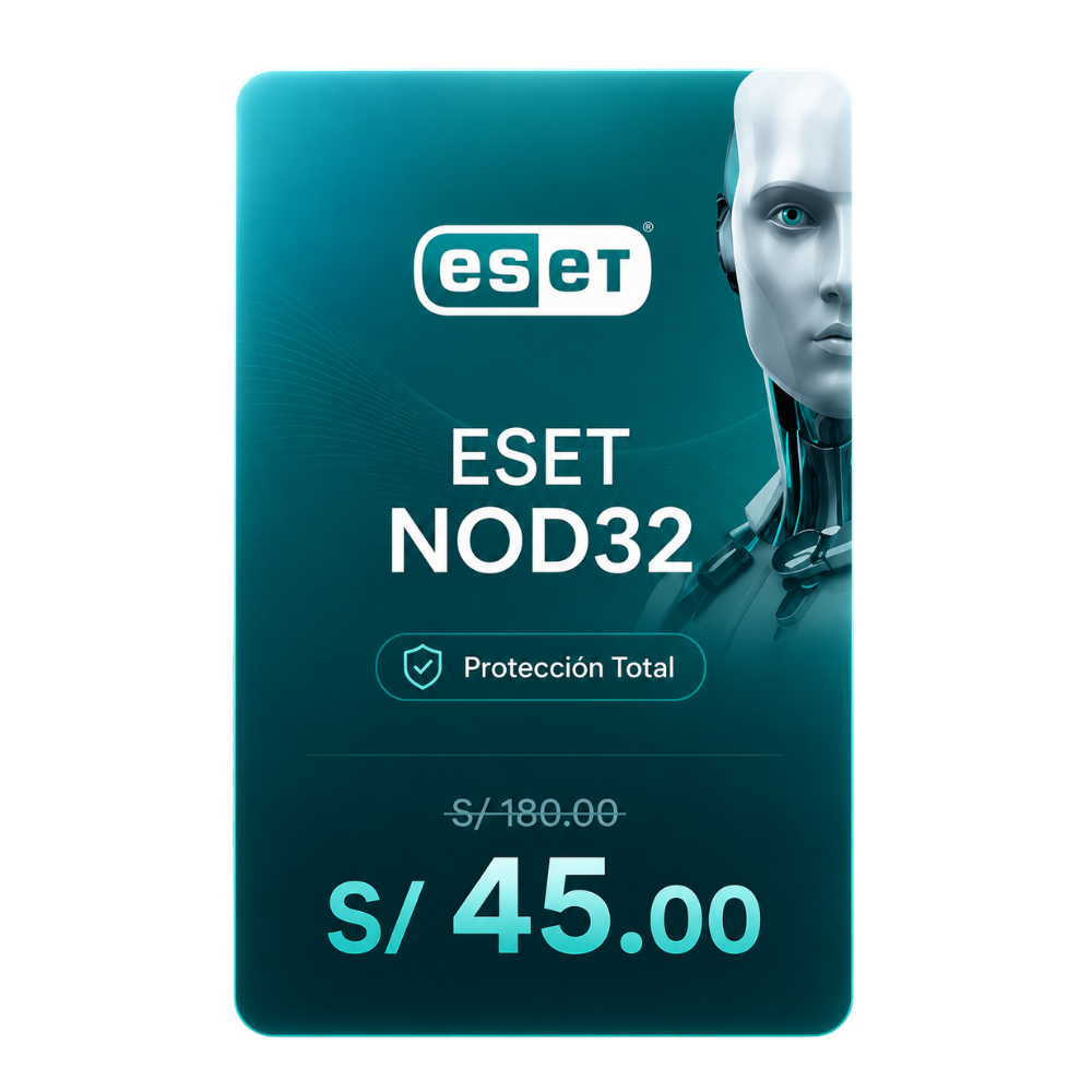 Caja digital de Licencia original de ESET NOD32 Antivirus