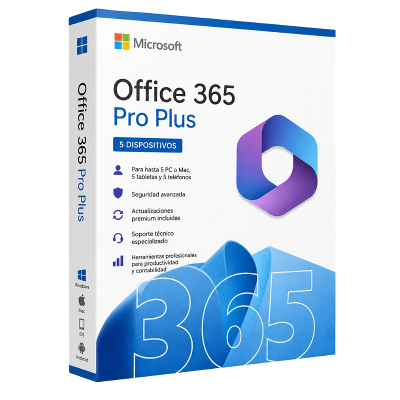 Cuenta Office Pro Plus 365 – 5 Dispositivos Cuenta Office Pro Plus 365 – 5 Dispositivos