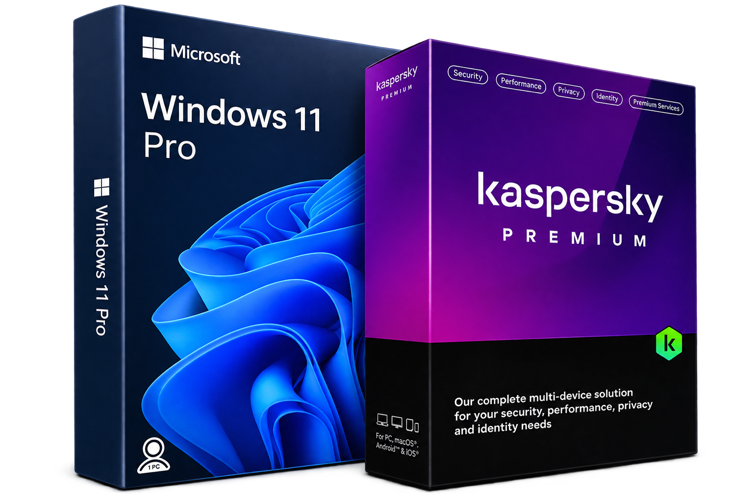 Combo Windows 11 Pro y Antivirus Kaspersky Premium 1 Año Original en Perú