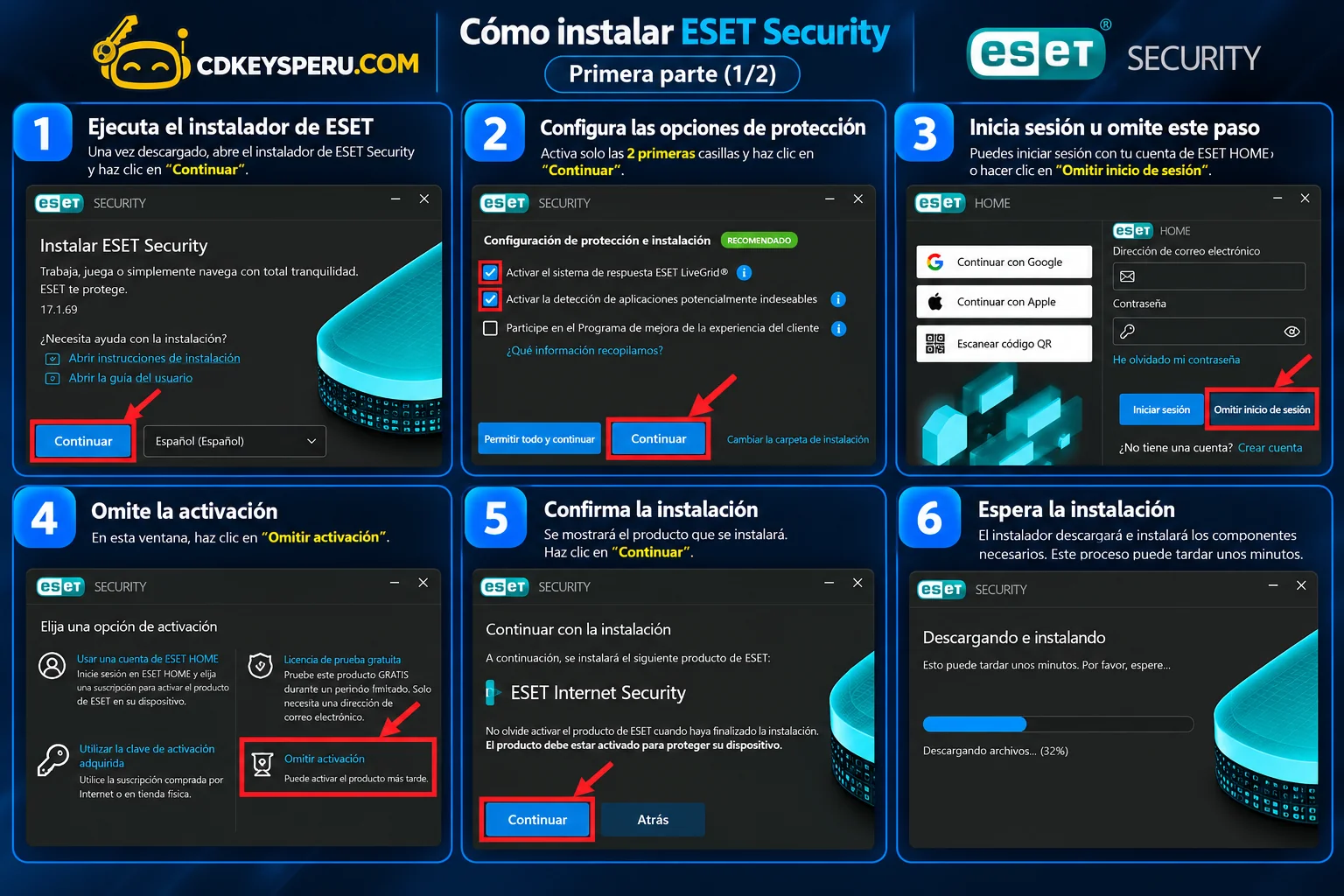 Cómo instalar ESET Security - Primera parte